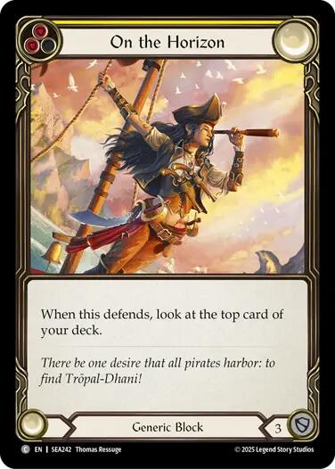 On the Horizon (Yellow) [SEA242] (High Seas) | Chromatic Games