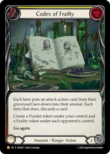 Codex of Frailty [SEA248] (High Seas) | Chromatic Games