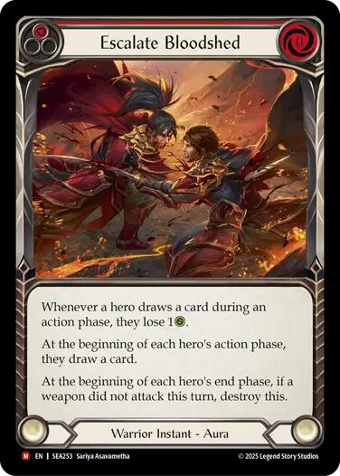 Escalate Bloodshed [SEA253] (High Seas)  Rainbow Foil | Chromatic Games