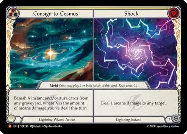Consign to Cosmos // Shock [SEA259] (High Seas)  Rainbow Foil | Chromatic Games
