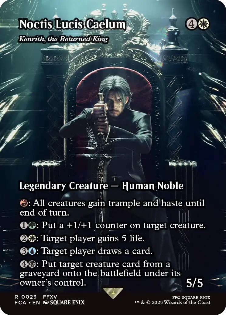 Noctis Lucis Caelum - Kenrith, the Returned King (Showcase) [FINAL FANTASY : Through the Ages] | Chromatic Games