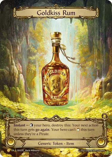 Goldkiss Rum (Treasure) [SEA245] (High Seas)  Rainbow Foil | Chromatic Games
