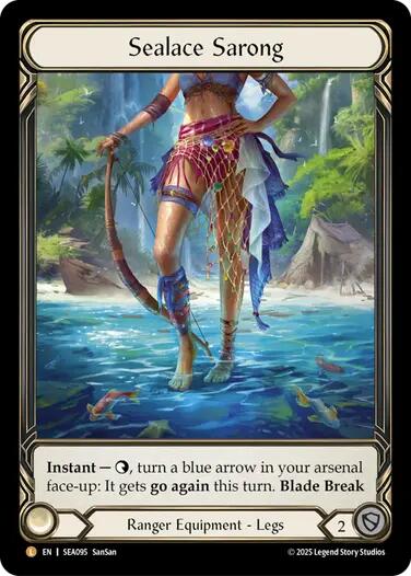 Sealace Sarong (Treasure) [SEA095] (High Seas)  Cold Foil | Chromatic Games