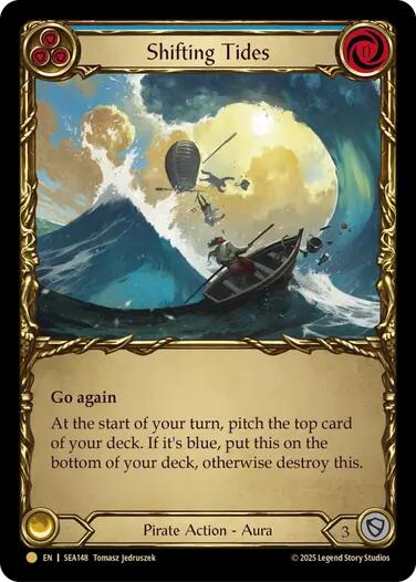 Shifting Tides (Treasure) [SEA148] (High Seas)  Cold Foil | Chromatic Games