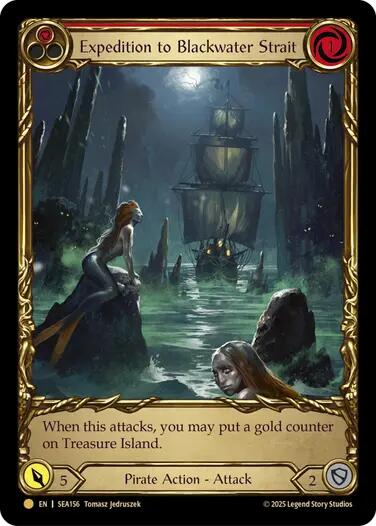 Expedition to Blackwater Strait (Treasure) [SEA156] (High Seas)  Cold Foil | Chromatic Games