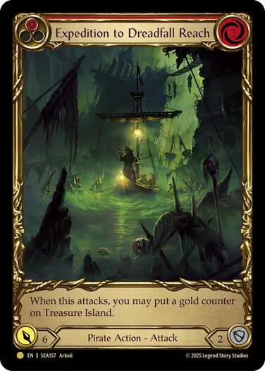 Expedition to Dreadfall Reach (Treasure) [SEA157] (High Seas)  Cold Foil | Chromatic Games