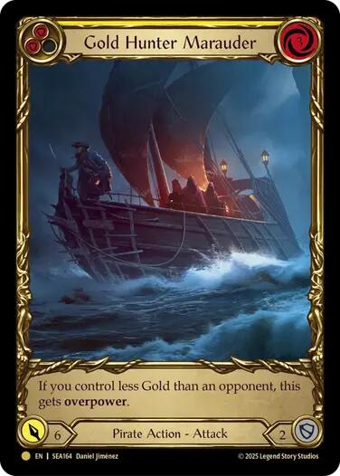 Gold Hunter Marauder (Treasure) [SEA164] (High Seas)  Cold Foil | Chromatic Games