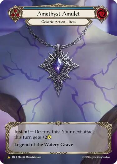 Amethyst Amulet (Treasure) [SEA189] (High Seas)  Cold Foil | Chromatic Games