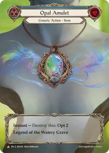 Opal Amulet (Treasure) [SEA192] (High Seas)  Cold Foil | Chromatic Games