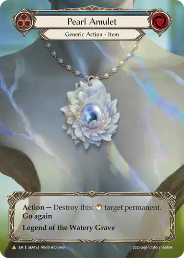 Pearl Amulet (Treasure) [SEA193] (High Seas)  Cold Foil | Chromatic Games