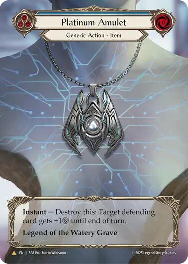 Platinum Amulet (Treasure) [SEA194] (High Seas)  Cold Foil | Chromatic Games