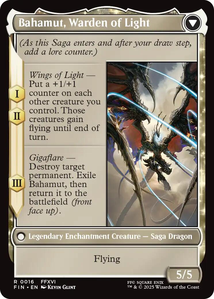 Dion, Bahamut's Dominant // Bahamut, Warden of Light [FINAL FANTASY] | Chromatic Games