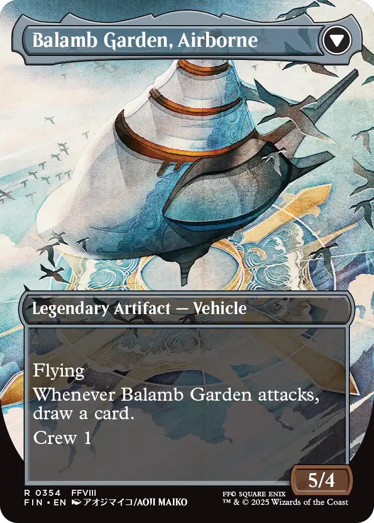 Balamb Garden, SeeD Academy // Balamb Garden, Airborne (Borderless) [FINAL FANTASY] | Chromatic Games