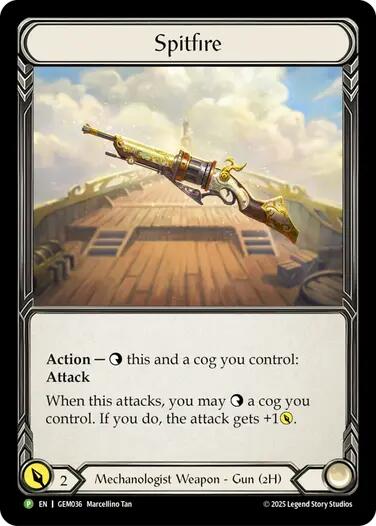 Spitfire [GEM036] (GEM Pack 2)  Cold Foil | Chromatic Games