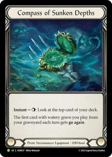 Compass of Sunken Depths [GEM037] (GEM Pack 2)  Cold Foil | Chromatic Games