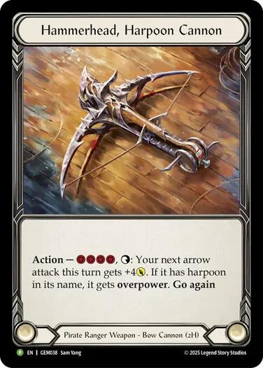 Hammerhead, Harpoon Cannon [GEM038] (GEM Pack 2)  Cold Foil | Chromatic Games