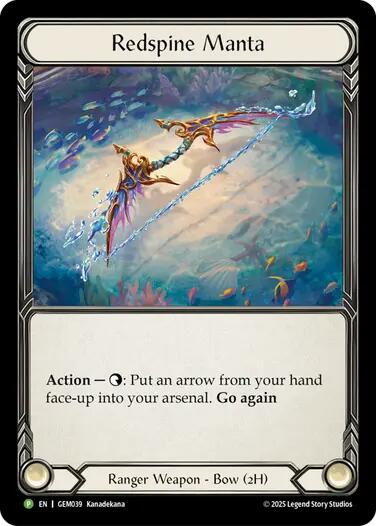 Redspine Manta [GEM039] (GEM Pack 2)  Cold Foil | Chromatic Games