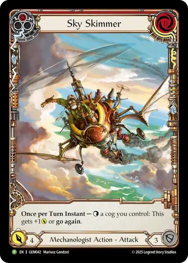 Sky Skimmer (Red) [GEM042] (GEM Pack 2) | Chromatic Games