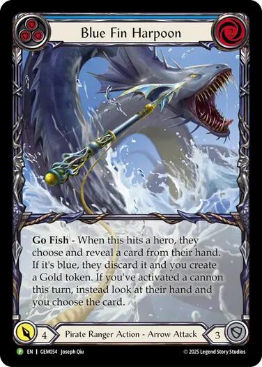 Blue Fin Harpoon [GEM054] (GEM Pack 2) | Chromatic Games