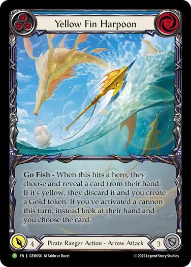 Yellow Fin Harpoon [GEM056] (GEM Pack 2) | Chromatic Games