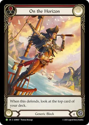 On the Horizon (Red) [GEM067] (GEM Pack 2) | Chromatic Games