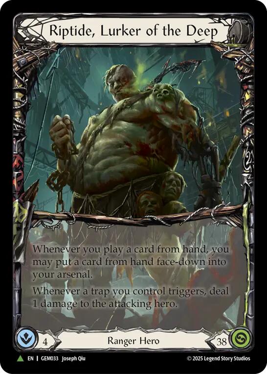 Riptide, Lurker of the Deep (Marvel) [GEM033] (GEM Pack 2)  Cold Foil | Chromatic Games