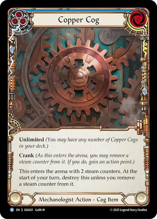 Copper Cog [SEA021] (High Seas)  Rainbow Foil | Chromatic Games