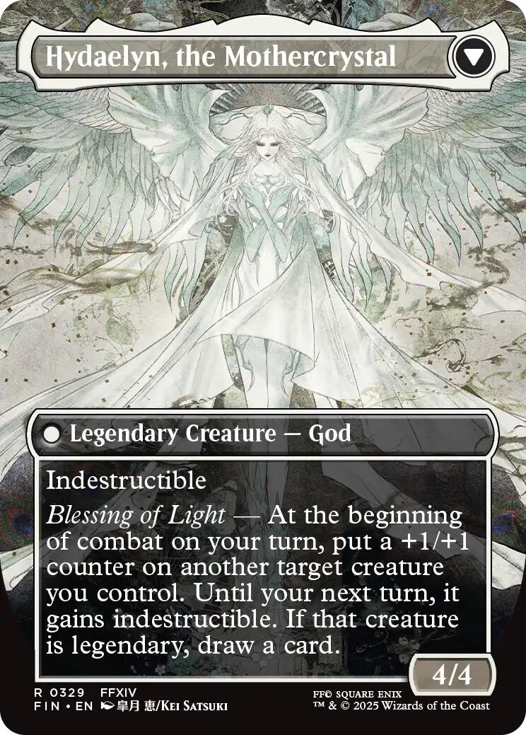 Venat, Heart of Hydaelyn // Hydaelyn, the Mothercrystal (Borderless) [FINAL FANTASY] | Chromatic Games