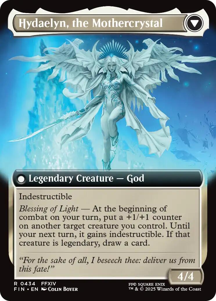 Venat, Heart of Hydaelyn // Hydaelyn, the Mothercrystal (Extended Art) [FINAL FANTASY] | Chromatic Games
