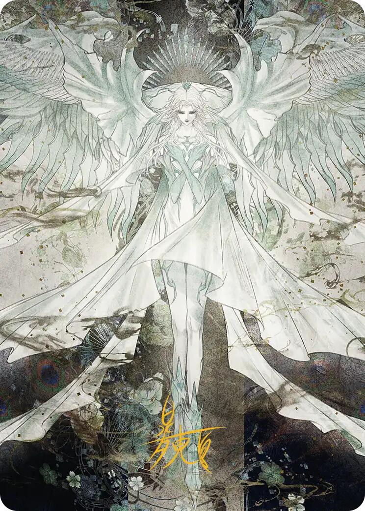 Hydaelyn, the Mothercrystal Art Card (Gold-Stamped Signature) [FINAL FANTASY Art Series] | Chromatic Games