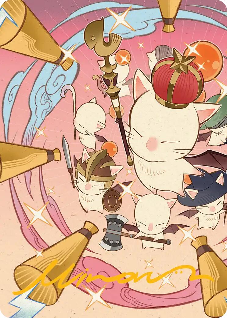 Summon: Good King Mog XII Art Card (Gold-Stamped Signature) [FINAL FANTASY Art Series] | Chromatic Games
