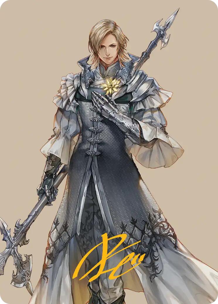 Dion, Bahamut's Dominant Art Card (Gold-Stamped Signature) [FINAL FANTASY Art Series] | Chromatic Games