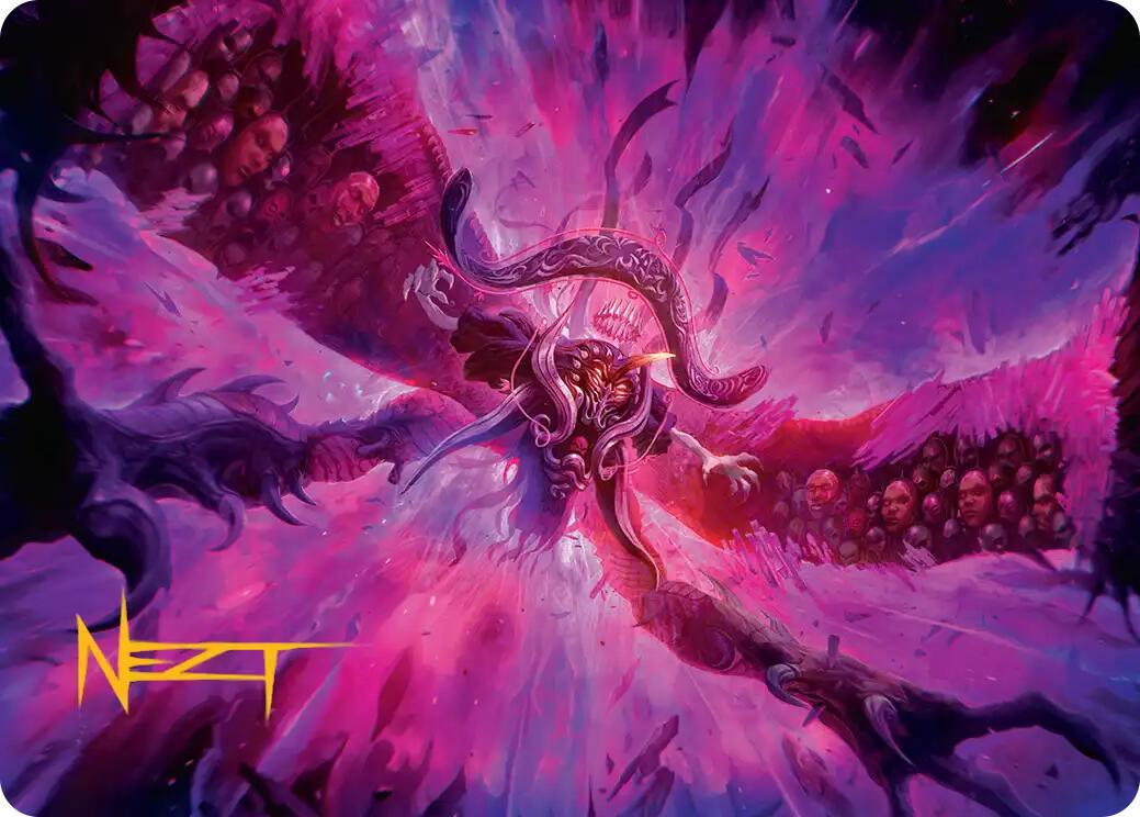 Hades, Sorcerer of Eld Art Card (Gold-Stamped Signature) [FINAL FANTASY Art Series] | Chromatic Games