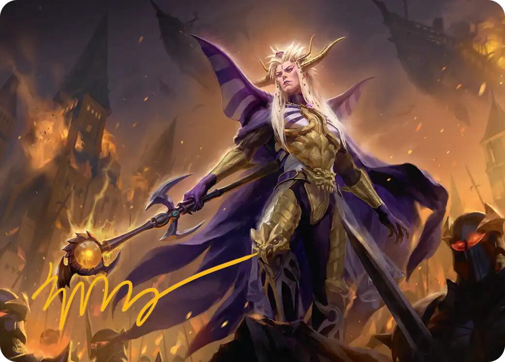 The Emperor of Palamecia Art Card (Gold-Stamped Signature) [FINAL FANTASY Art Series] | Chromatic Games