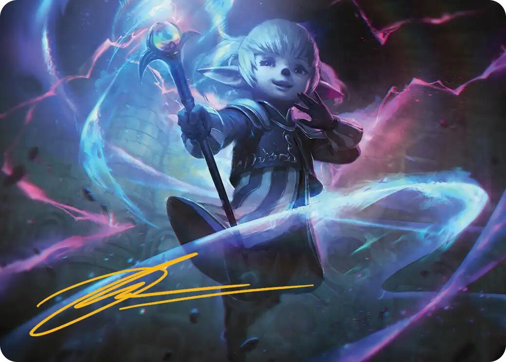 Shantotto, Tactician Magician Art Card (Gold-Stamped Signature) [FINAL FANTASY Art Series] | Chromatic Games