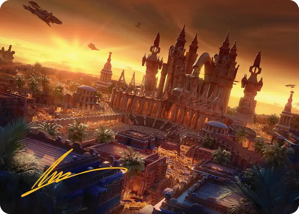 Rabanastre, Royal City Art Card (Gold-Stamped Signature) [FINAL FANTASY Art Series] | Chromatic Games