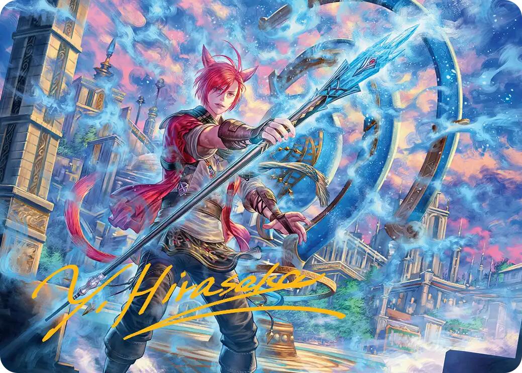 G'raha Tia, Scion Reborn Art Card (19) (Gold-Stamped Signature) [FINAL FANTASY Art Series] | Chromatic Games