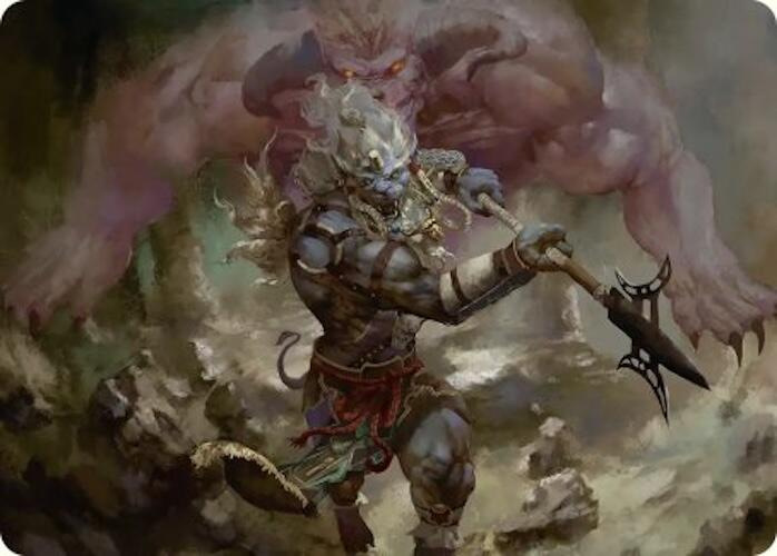Kimahri, Valiant Guardian Art Card [FINAL FANTASY Art Series] | Chromatic Games