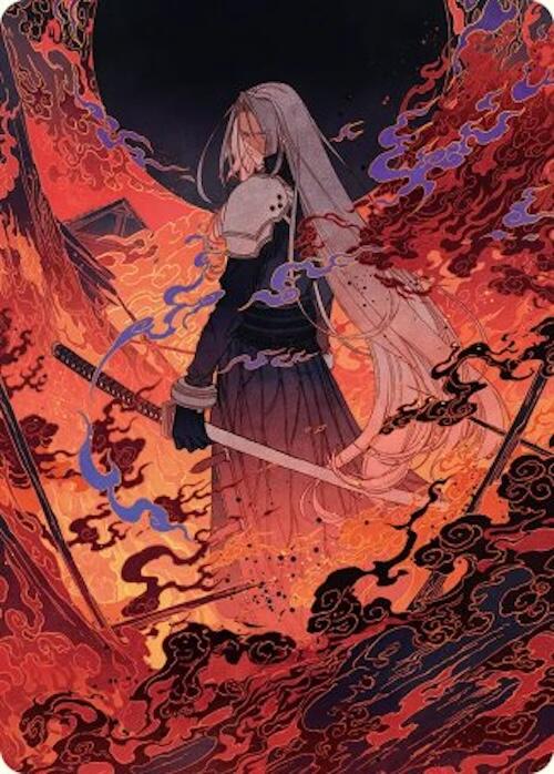 Nibelheim Aflame Art Card [FINAL FANTASY Art Series] | Chromatic Games