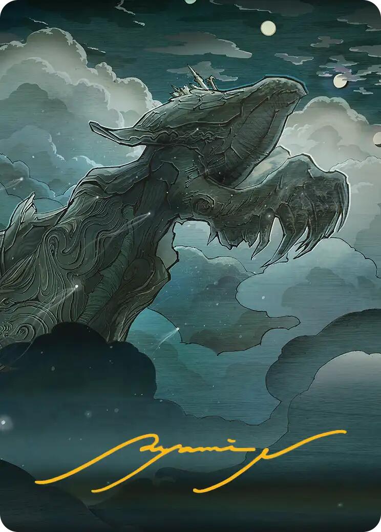 Sin, Spira's Punishment Art Card (Gold-Stamped Signature) [FINAL FANTASY Art Series] | Chromatic Games