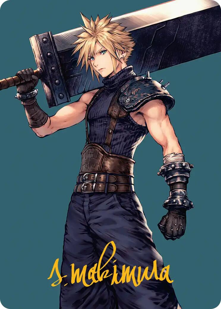 Cloud, Ex-SOLDIER Art Card (Gold-Stamped Signature) [FINAL FANTASY Art Series] | Chromatic Games