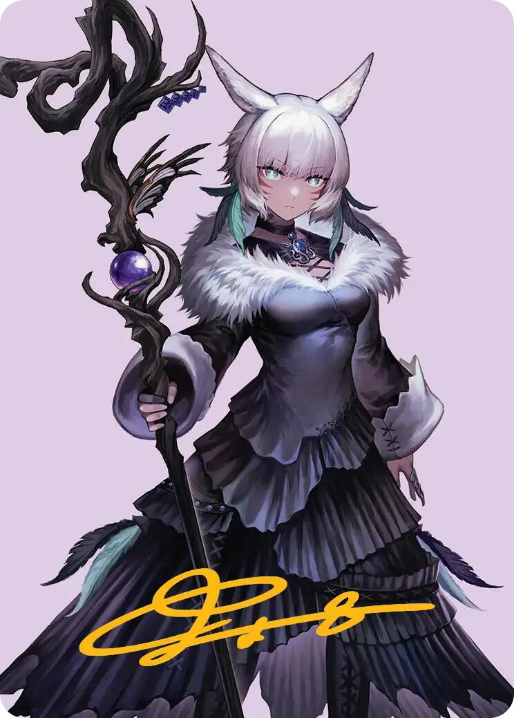 Y'shtola, Night's Blessed Art Card (53) (Gold-Stamped Signature) [FINAL FANTASY Art Series] | Chromatic Games