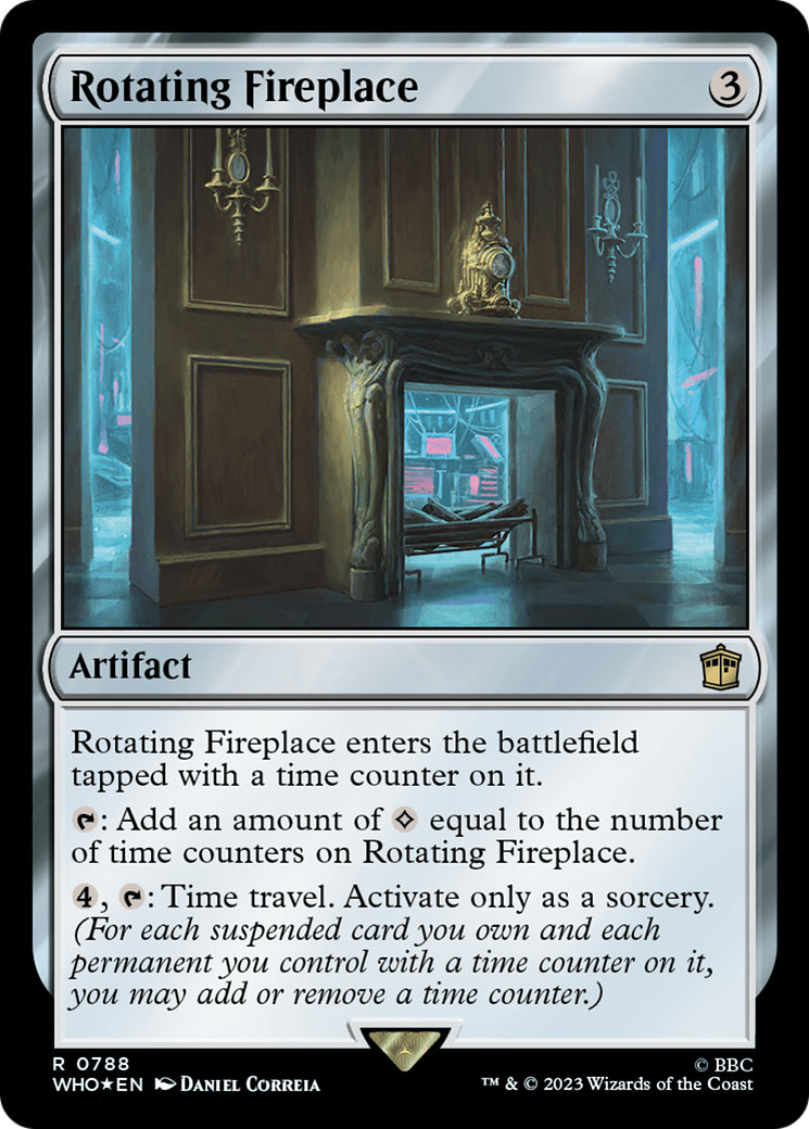 Rotating Fireplace (Surge Foil) [Doctor Who] | Chromatic Games