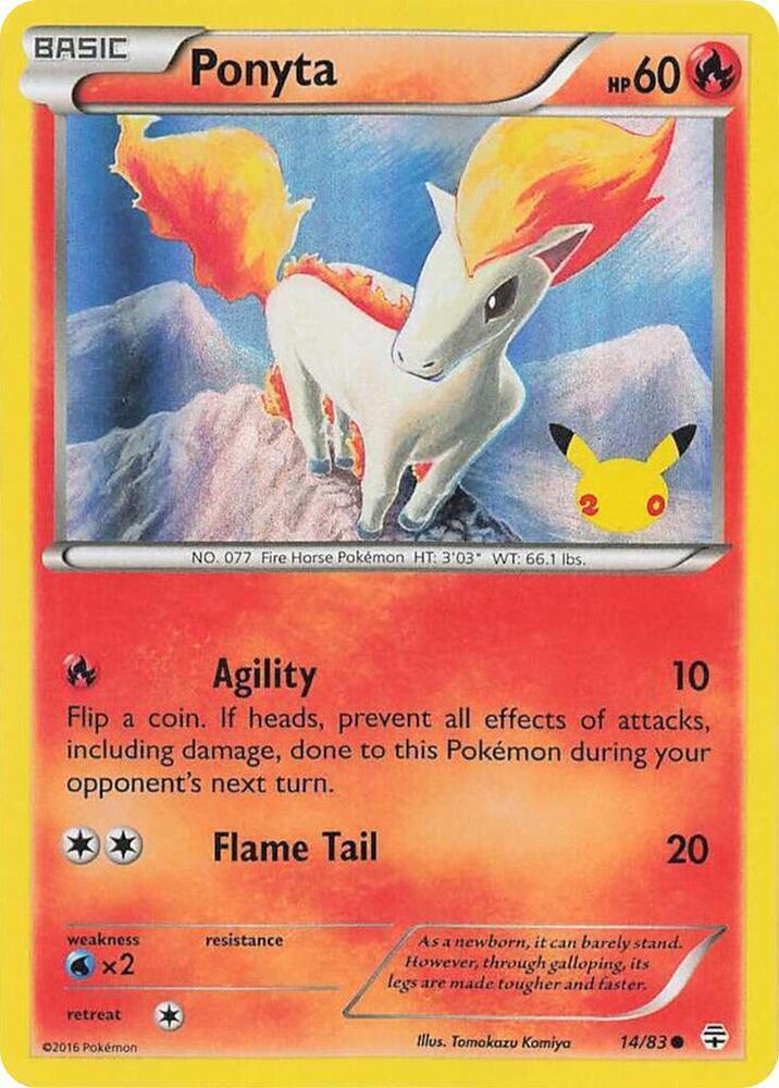 Ponyta (014/083) (UK Exclusive Promo) [Miscellaneous Cards] | Chromatic Games