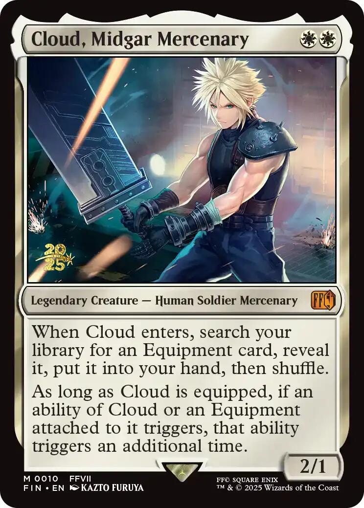 Cloud, Midgar Mercenary [FINAL FANTASY Prerelease Promo] | Chromatic Games