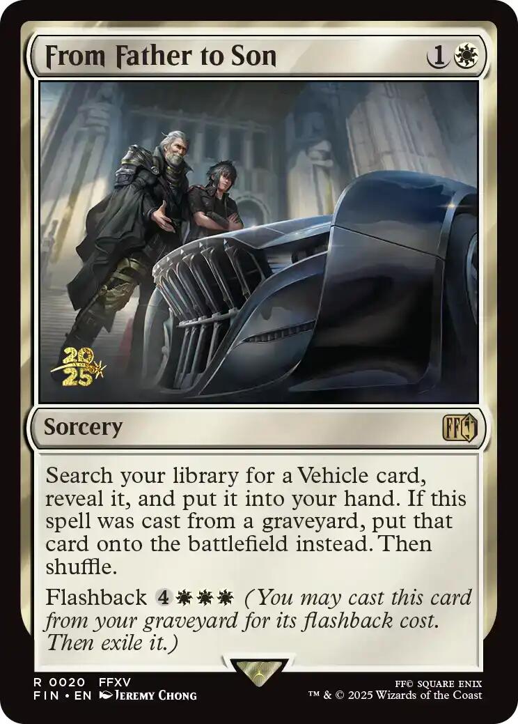 From Father to Son [FINAL FANTASY Prerelease Promo] | Chromatic Games