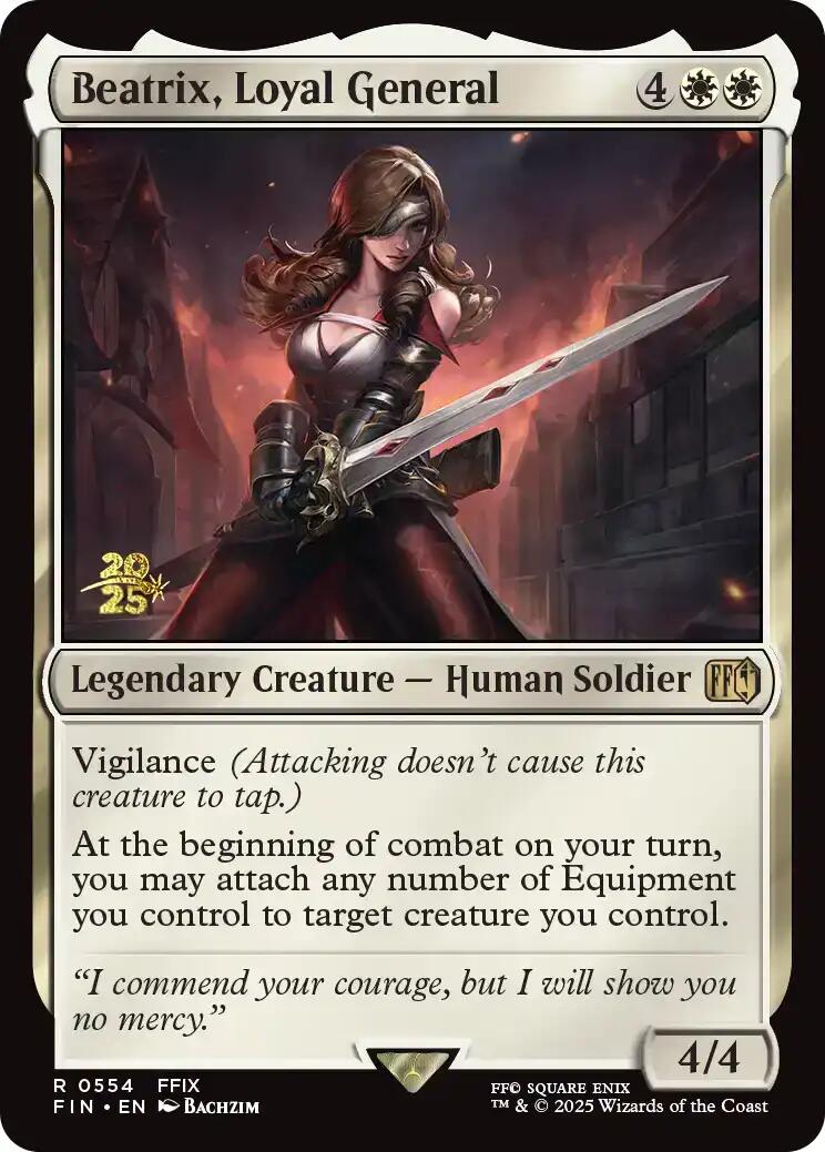 Beatrix, Loyal General [FINAL FANTASY Prerelease Promo] | Chromatic Games