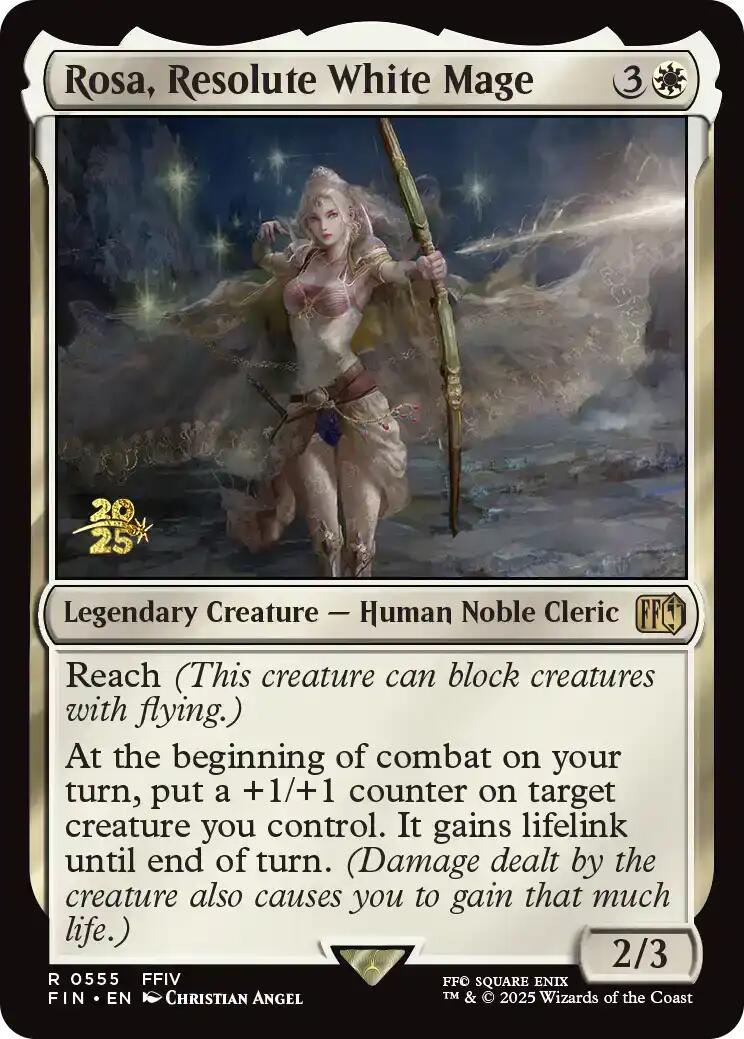 Rosa, Resolute White Mage [FINAL FANTASY Prerelease Promo] | Chromatic Games