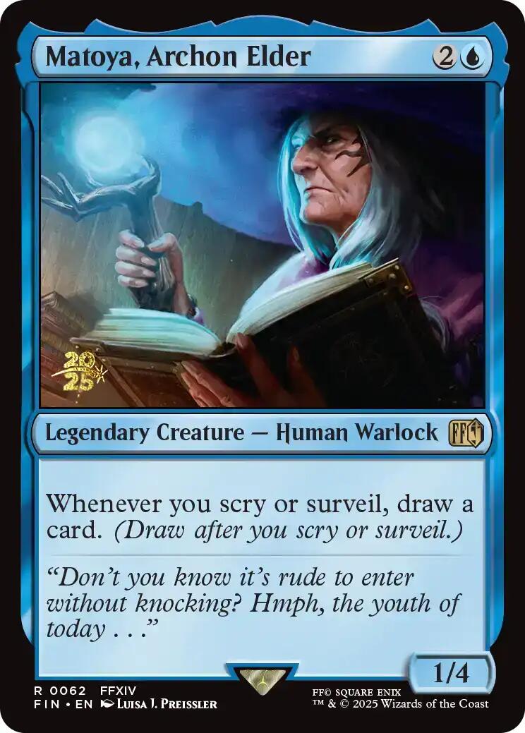 Matoya, Archon Elder [FINAL FANTASY Prerelease Promo] | Chromatic Games