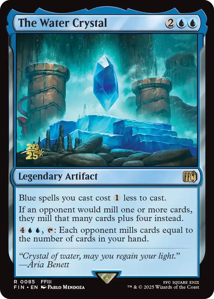 The Water Crystal [FINAL FANTASY Prerelease Promo] | Chromatic Games